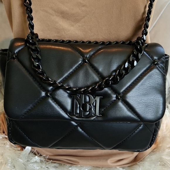 Badgely Mischka Stud Shoulder Bag - Picture 2 of 9